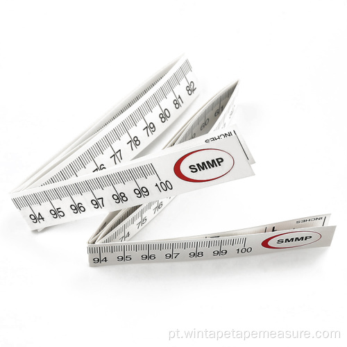 40Inch Your Logo Printed Water Proof Medical Synthetic Tape Measure 1m Paper